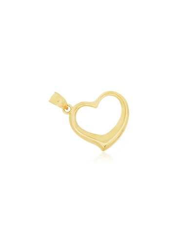 The Lovery Large Gold Open Heart Charm 14K Gold