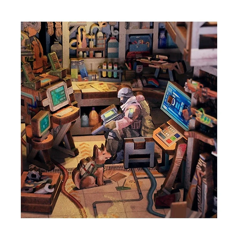 Diy 3D Book Nook Kit: Haven Zero 448pcs