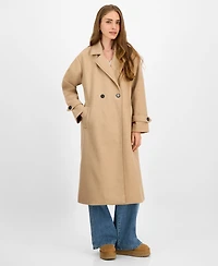 Jou Jou Juniors' Double-Breasted Maxi Coat