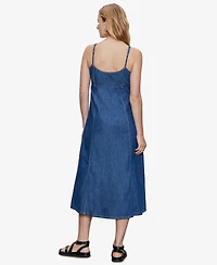 Sanctuary Women's Sweetheart Neck Wilder Denim Dress