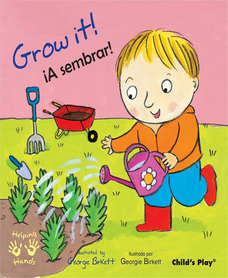 Child's Play Books Helping Hands Bilingual Books, Set of 4
