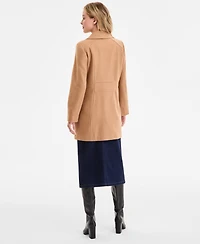 Anne Klein Women's Double-Breasted Peacoat, Exclusively at Macy's