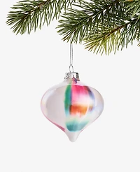 Holiday Lane Pastel Shine Rainbow Onion Ornament, Macy's Exclusive