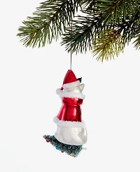 Holiday Lane Pets Santa Cat Ornament, Macy's Exclusive