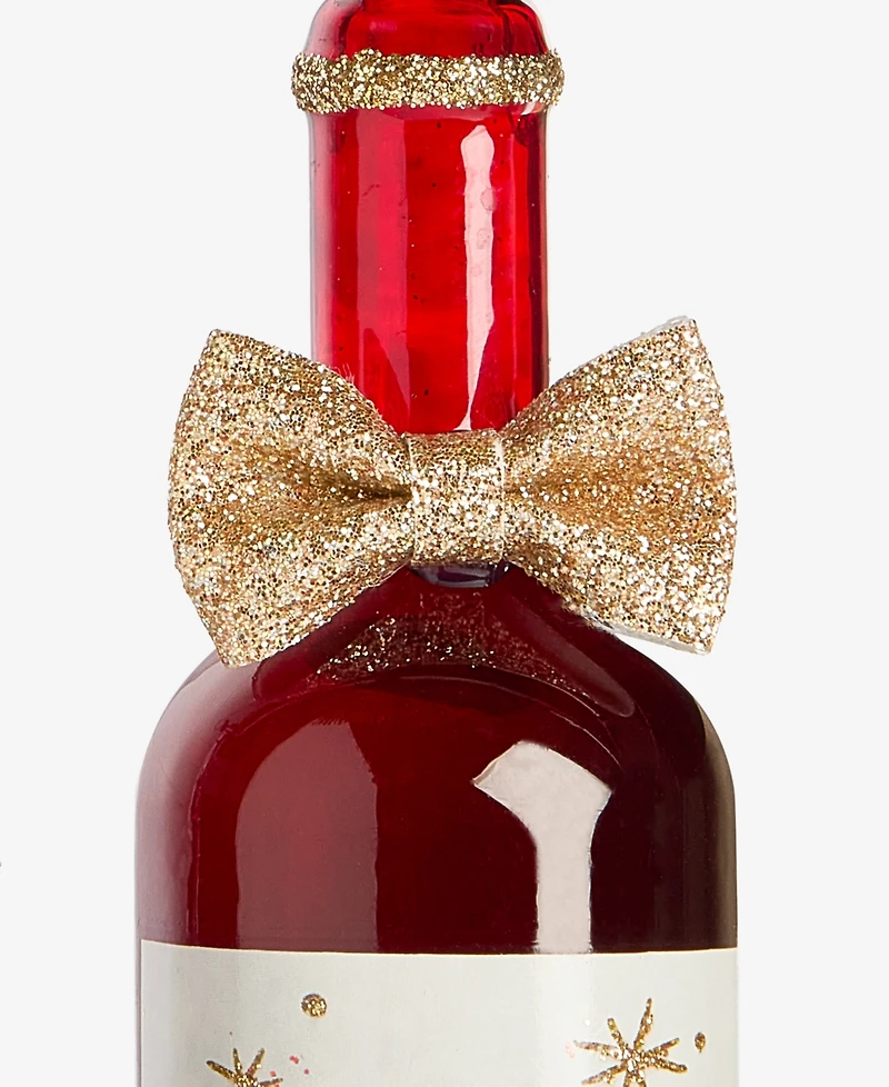 Holiday Lane Spirits Holiday Wine Bottle Ornament, Macy's Exclusive