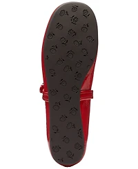 Coach Women's Sculpted C Crinkle Patent Leather Soft Mary Jane Flats