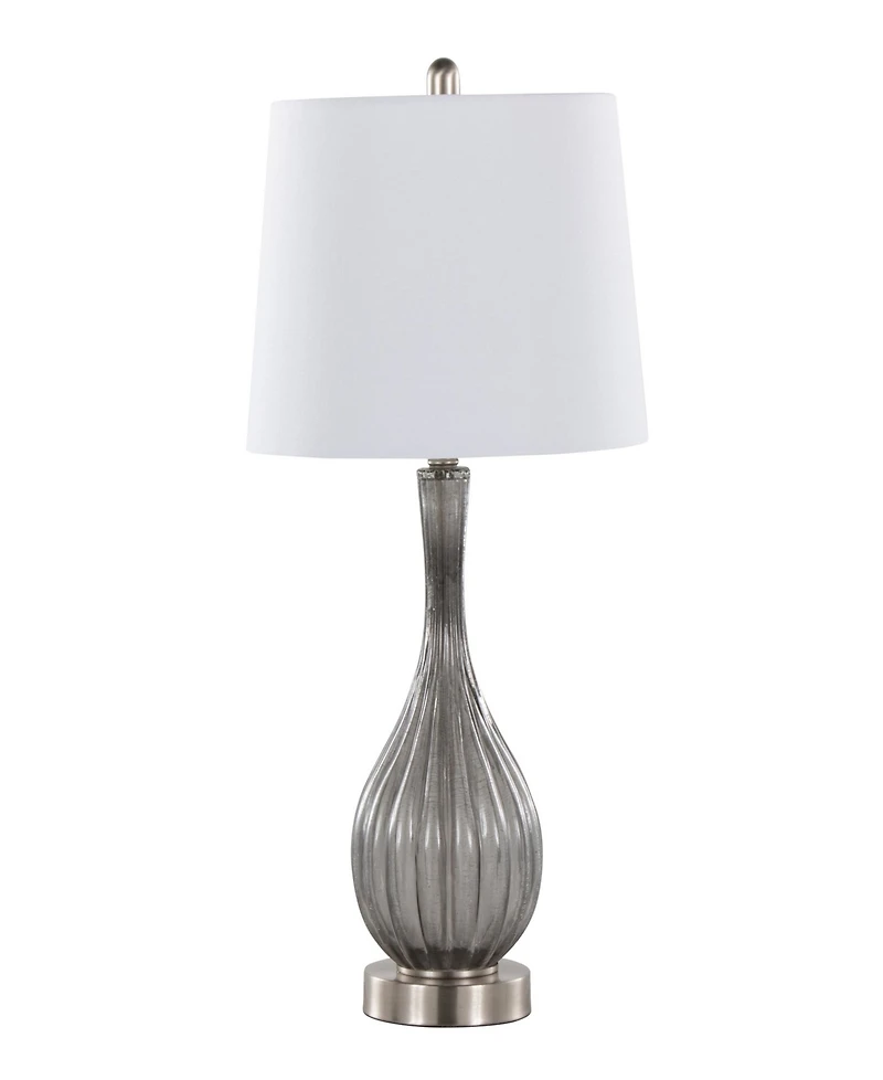 Lumisource 27" Glass Jenny Contemporary Table Lamp, Set of 2