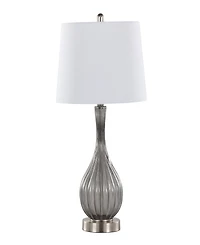 Lumisource 27" Glass Jenny Contemporary Table Lamp, Set of 2