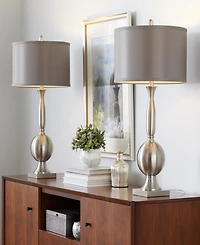 Lumisource 30" Metal Joan Contemporary Table Lamp, Set of 2