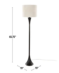 Lumisource 65" Metal Lenuxe Contemporary Floor Lamp