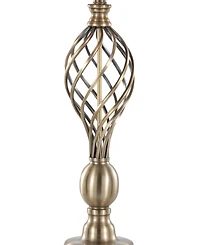 Lumisource 29" Metal Linx Twist Contemporary Table Lamp, Set of 2