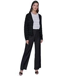 Karl Lagerfeld Paris Women's Scalloped-Trim Cardigan