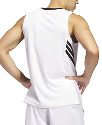 adidas Men's Bball Logo Graphic Tank Top