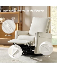 Lalia Swivel And Rocker Modern Recliner