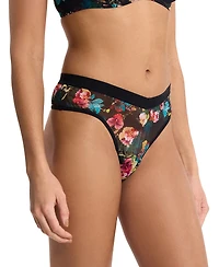 Hanky Panky Women's Mesh High Cut Thong
