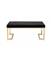 Cozy Faux Fur Upholstered Bench – Perfect for Entryway or Bedroom