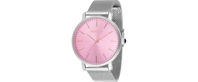 Invicta Women's 48843 Angel Quartz 3 Hand Pink Dial Watch