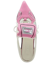 Steve Madden Women's Shevron Kitten-Heel Sport Dress Mules