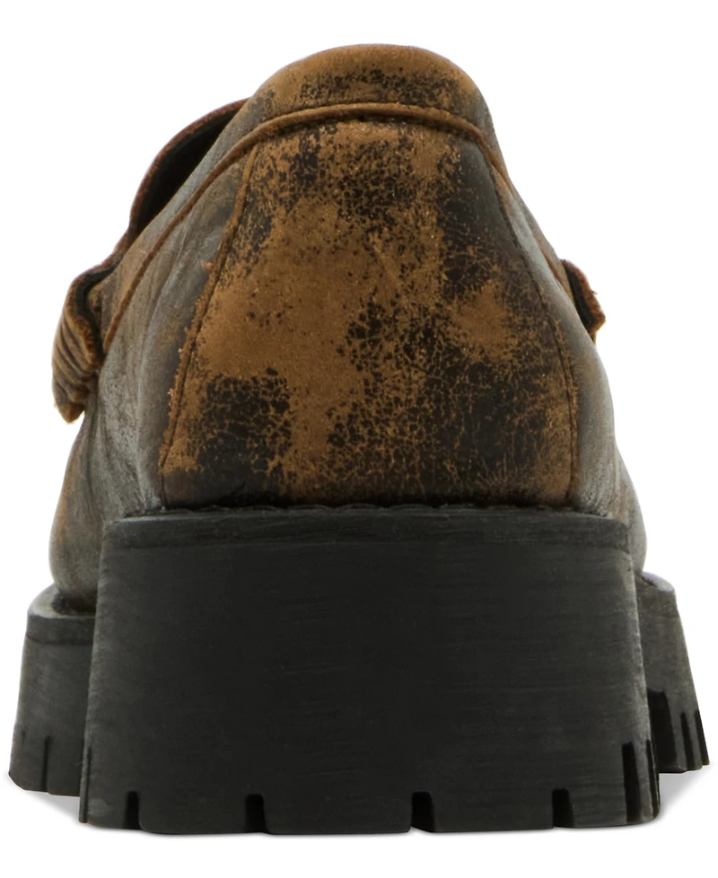 Steve Madden Women's Langsten Lug-Sole Tailored Loafers
