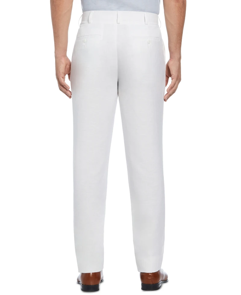 Cubavera Men's Linen Blend Flat Front Pant