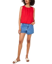 1.state Women's Cotton Sleeveless Bubble Top