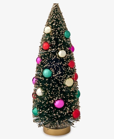 Holiday Lane Whimsy Green Faux Christmas Tree With Colorful Ornaments, Macy's Exclusive