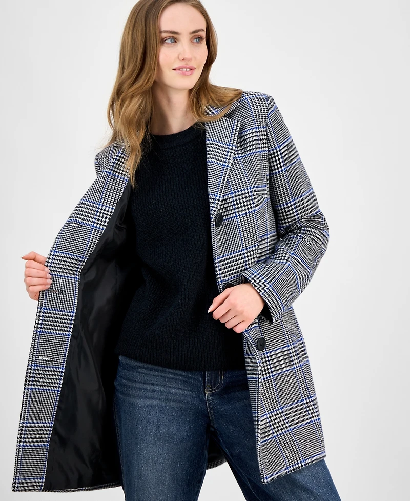 Maralyn & Me Juniors' Single-Breasted Walker Coat
