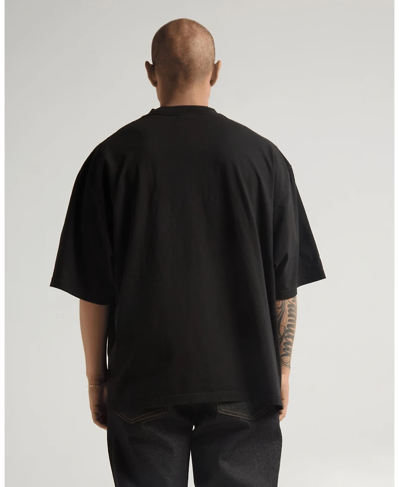 Shaka Wear Men's Garment Dye Drop Shoulder Oversize Tee