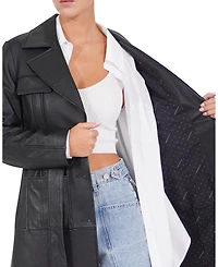 Belle & Bloom Women's Unstoppable Leather Trench