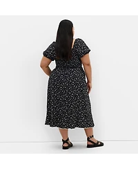 City Chic Plus Sky Midi Dress