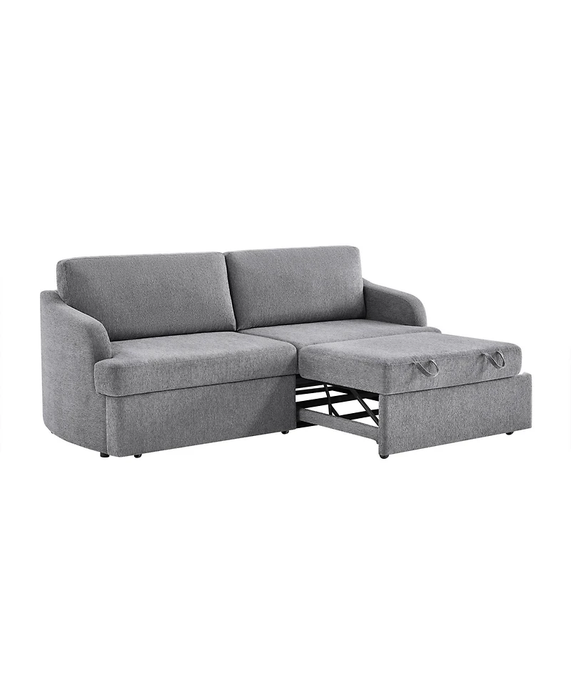 Serta 91.3" Polyester Medford Convertible Sofa