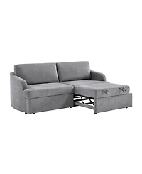 Serta 91.3" Polyester Medford Convertible Sofa