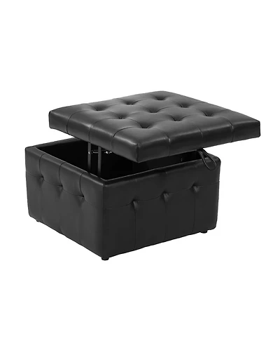 Blanca 87" wide Genuine Leather Sofa with Button Tufted Stitched Pattern