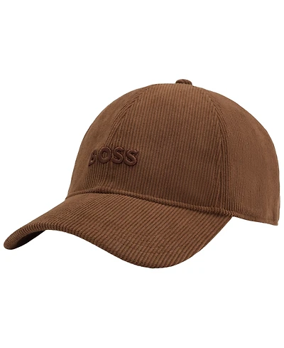 Boss by Hugo Boss Men's Embroidered Logo Corduroy Hat