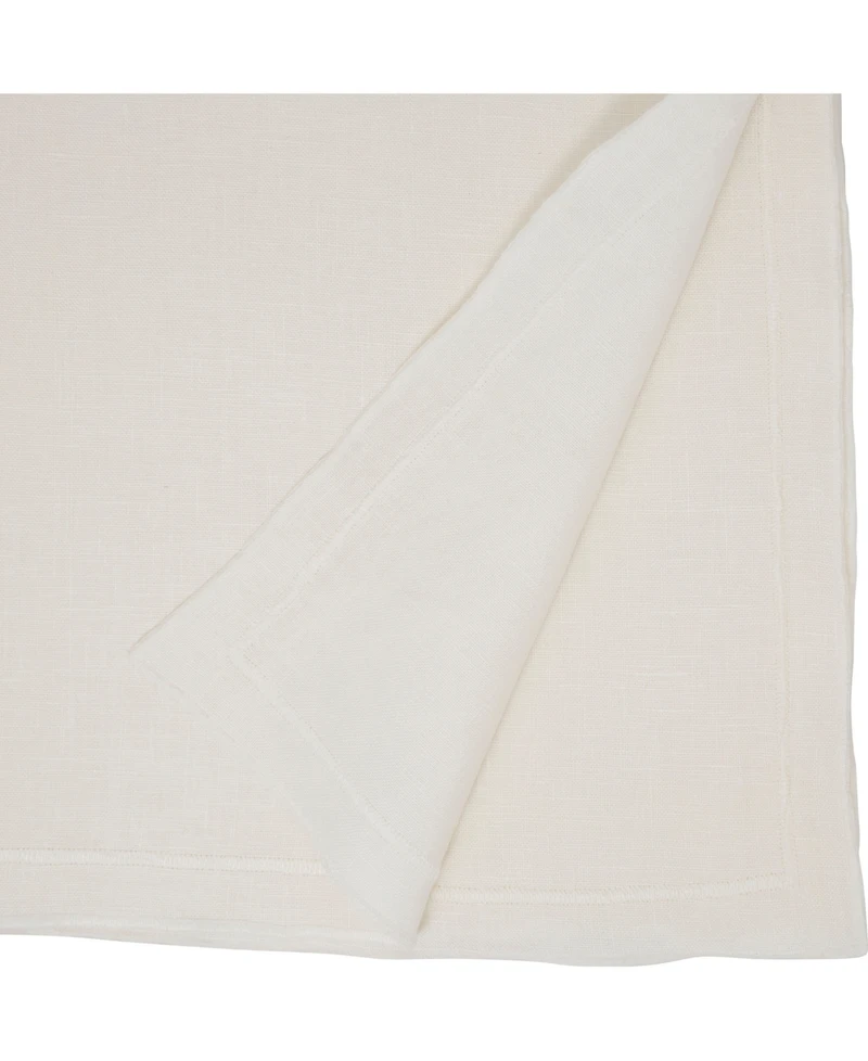 Saro Lifestyle Stonewashed Overlock Edge Table Runner