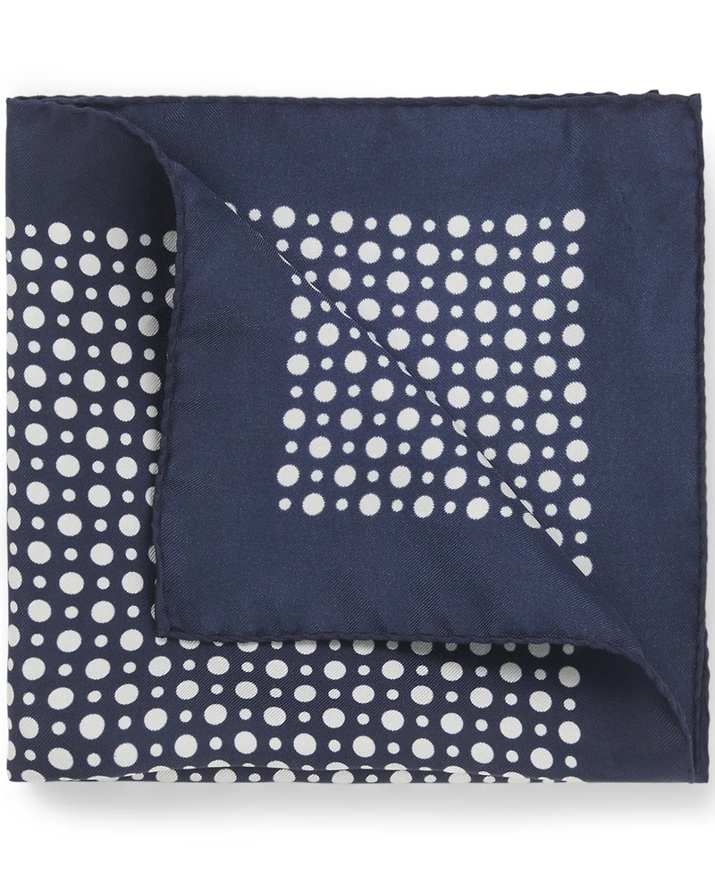 Hugo Boss Beckham x Boss Men's Printed Silk Pocket Square