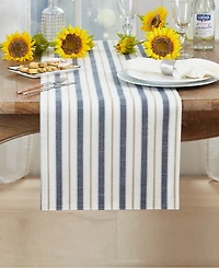 Saro Lifestyle Modern Striped Table Runner