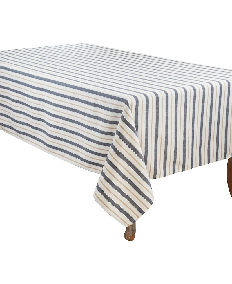 Saro Lifestyle Modern Striped Tablecloth