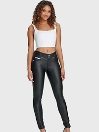 Freddy Women's Faux Leather Shaping Skinny Pants