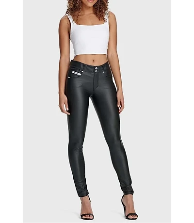 Freddy Women's Faux Leather Shaping Skinny Pants