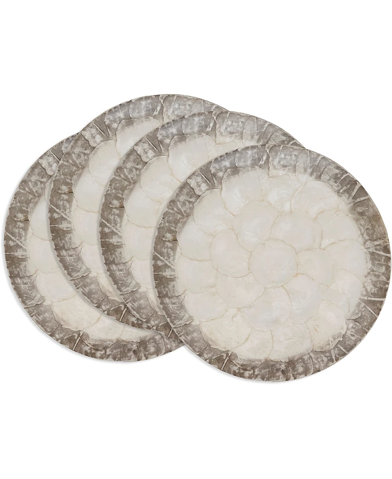 Saro Lifestyle Glow Capiz Placemats, 15" Round