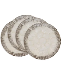 Saro Lifestyle Glow Capiz Placemats, 15" Round