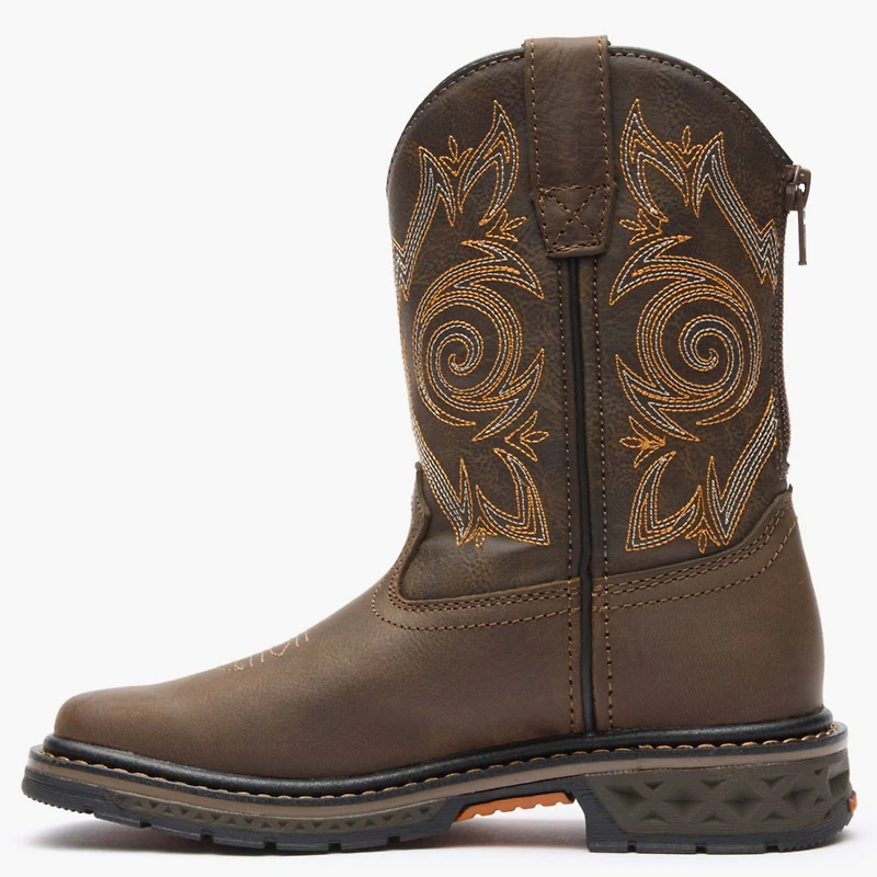 Georgia Boot Kids Carbo-Tec Lt Brown Pull on