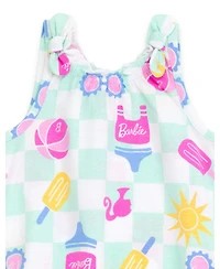 Barbie Baby Girls Sleeveless Bubble Romper