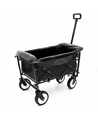 Streamdale Foldable Wagon Cart with Liners Camping, Utility, Grocery