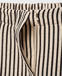 Mango Women's Texture Striped Pants