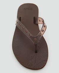 Mango Women's Die-Cut Vinyl Strap Sandals