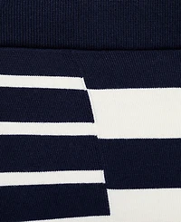 Mango Women's Asymmetrical Striped Knit Skirts