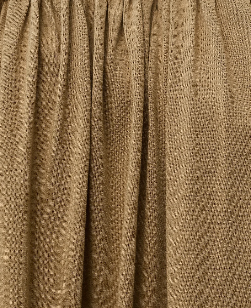 Mango Women's Puffed Hem Strapless Jumpsuit