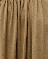 Mango Women's Puffed Hem Strapless Jumpsuit